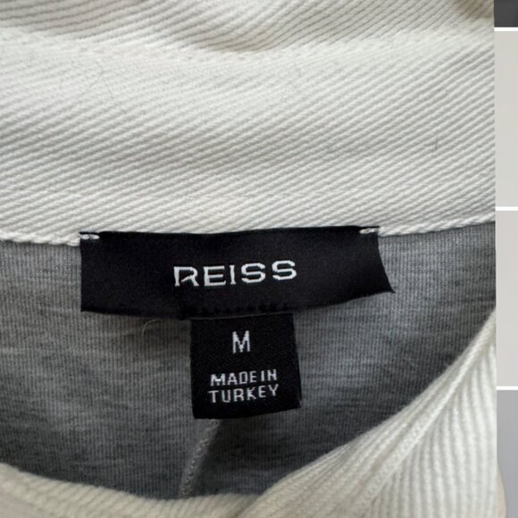 Reiss Gray Rugby Long Sleeve Shirt in Medium - Picture 3 of 7